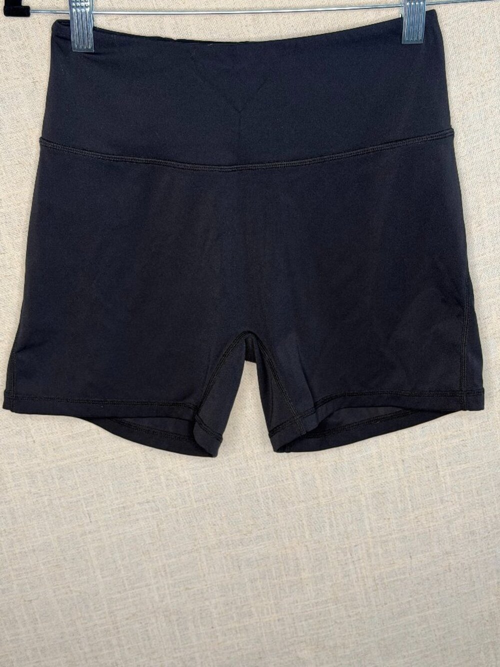 Alphalete Black High Waisted Workout Shorts Women’s L